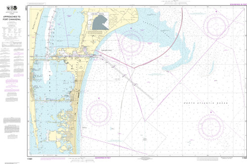 NOAA Chart 11481–Approaches to Port Canaveral