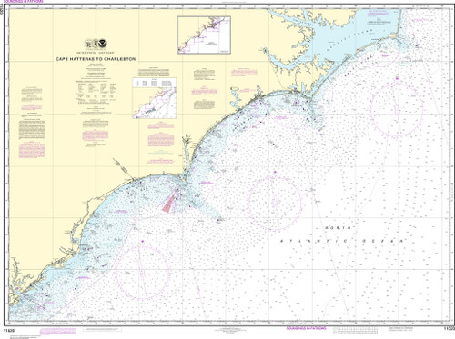 NOAA Chart 11520–Cape Hatteras to Charleston