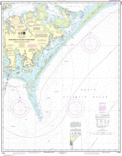 NOAA Chart 11544–Portsmouth Island to Beaufort, Including Cape Lookout Shoals