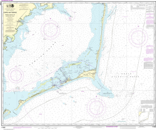 NOAA Chart 11555–Cape Hatteras-Wimble Shoals to Ocracoke Inlet