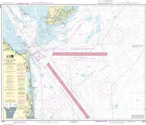NOAA Chart 12214–Cape May to Fenwick Island