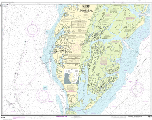 NOAA Chart 12224–Chesapeake Bay Cape Charles to Wolf Trap