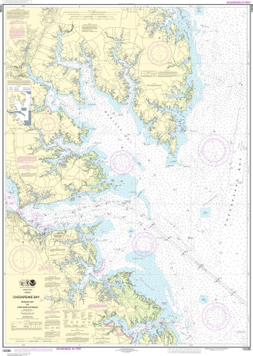 NOAA Chart 12238–Chesapeake Bay Mobjack Bay and York River Entrance