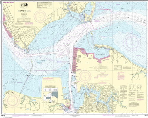 NOAA Chart 12245–Hampton Roads