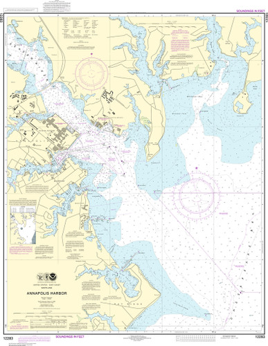 NOAA Chart 12283–Annapolis Harbor