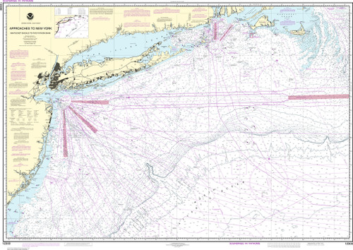 NOAA Chart 12300–Approaches to New York, Nantucket Shoals to Five Fathom Bank