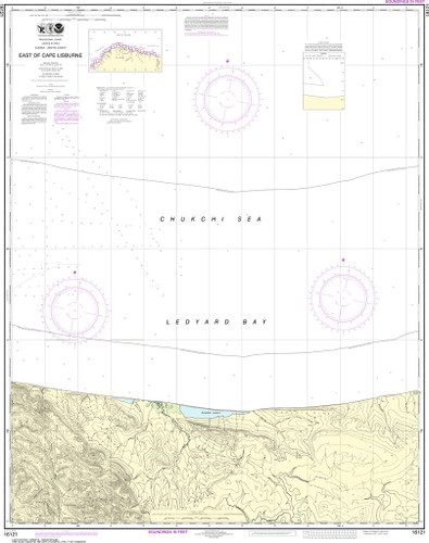 NOAA Chart 16121–East of Cape Lisburne