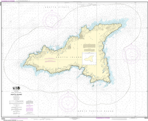 NOAA Chart 16434–Agattu Island