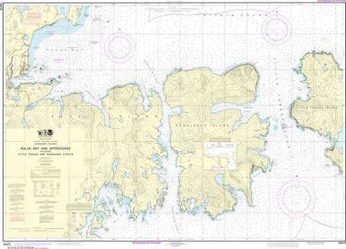 NOAA Chart 16475–Kuluk Bay and approaches, including Little Tanaga and Kagalaska Strs.