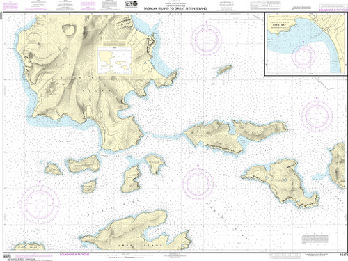 NOAA Chart 16478–Tagalak Island to Great Sitkin Island;Sand Bay-Northeast Cove