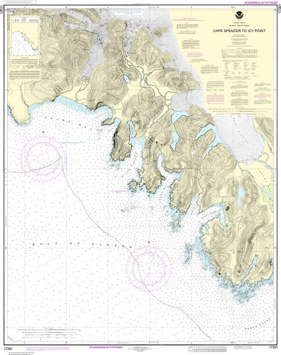 NOAA Chart 17301–Cape Spencer to Icy Point