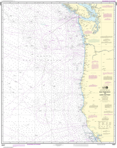 NOAA Chart 18007–San Francisco to Cape Flattery