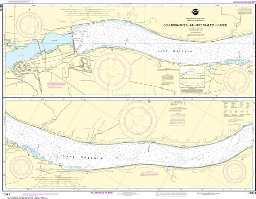 NOAA Chart 18541–Columbia River-McNary Dam to Juniper