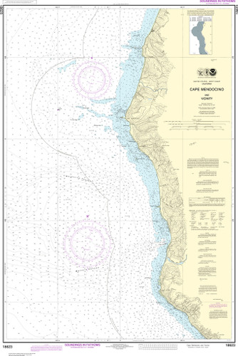 NOAA Chart 18623–Cape Mendocino and vicinity