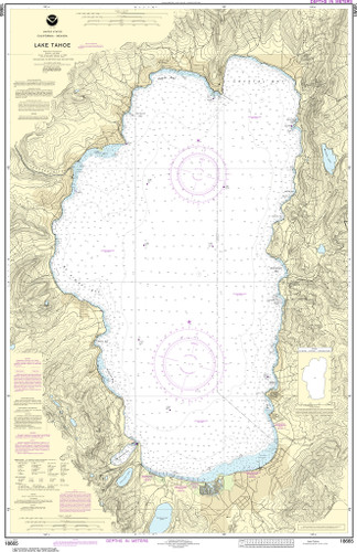 NOAA Chart 18665–Lake Tahoe