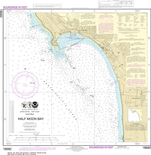 NOAA Chart 18682–Half Moon Bay