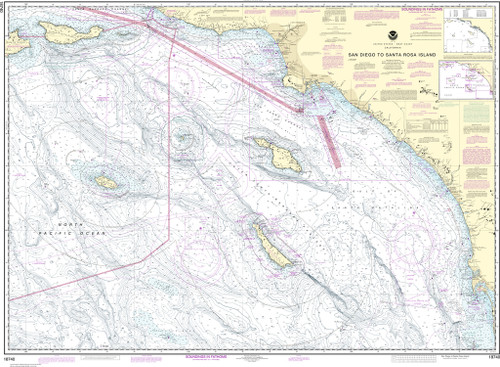 NOAA Chart 18740–San Diego to Santa Rosa Island