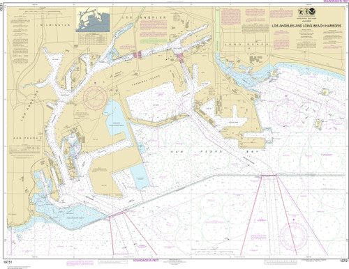 NOAA Chart 18751–Los Angeles and Long Beach Harbors