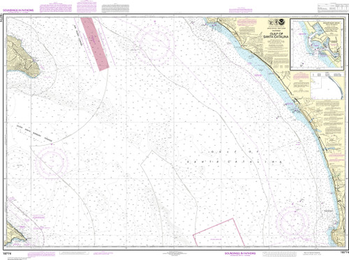 NOAA Chart 18774–Gulf of Santa Catalina;Delmar Boat Basin-Camp Pendleton