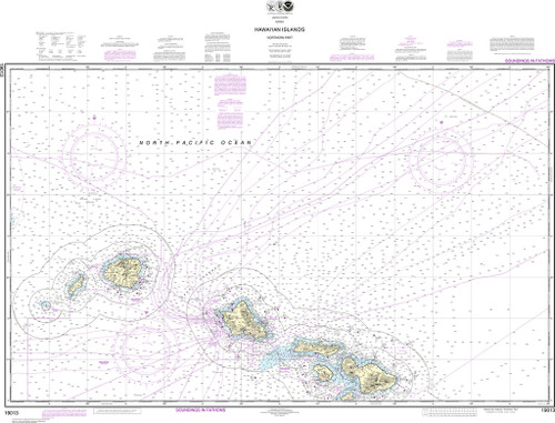 NOAA Chart 19013–Hawai‘ian Islands northern part