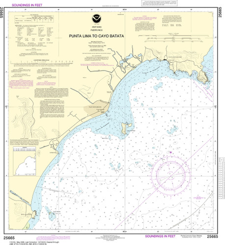 NOAA Chart 25665–Punta Lima to Cayo Batata