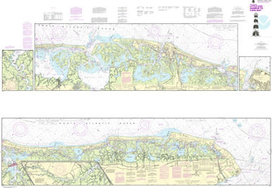 SANDY HOOK TO LITTLE EGG HARBOR NEW JERSEY (Marine Chart