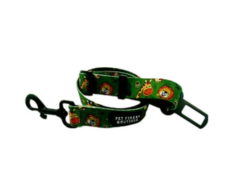 Car Seatbelt / Green Forest