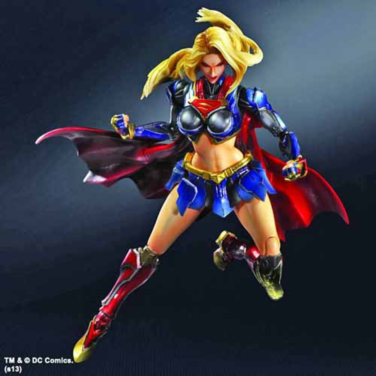 DC Comics VARIANT プレイアーツ改　スーパーガール Amazon.co.jp: DC Comics VARIANT PLAY ARTS改 スーパーガール