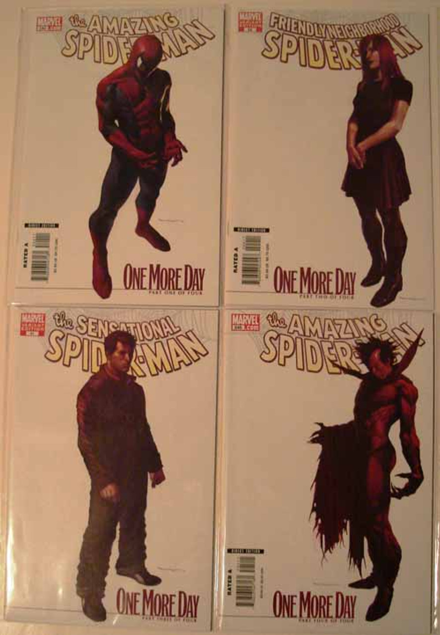 Marvel Comics Amazing Spider Man 544 Nm One More Day Part 1 Of 4 Quesada Cover