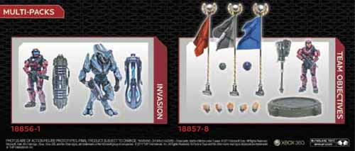 Halo Reach Series 6 Invasion Multi-Pack Action Figure Case -- DEC110584