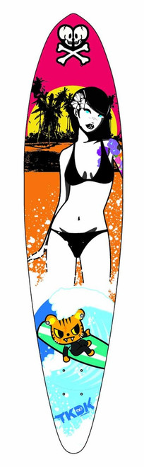 Tokidoki Endless Summer Longboard Deck -- DEC111556