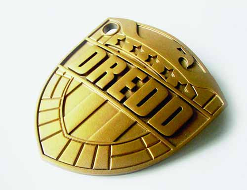 Judge Dredd 1:1 Scale Replica Badge -- DEC111783 Judge Dredd 1:1 Scale Replica Badge -- DEC111783