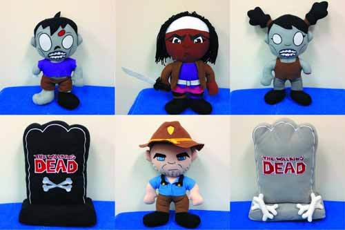 Walking Dead Plush 12-Piece Assorted -- AUG121845 Walking Dead Plush 12-Piece Assorted -- AUG121845