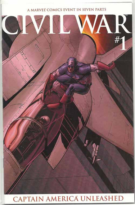Civil War 1 Captain America Unleashed Variant -- Millar McNiven -- COMIC00000001-002 Civil War 1 Captain America Unleashed Variant -- Millar McNiven -- COMIC00000001-002