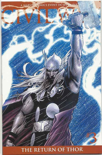 Civil War 3 Thor Returns Variant -- 2nd printing -- Millar McNiven -- COMIC00000001-004 Civil War 3 Thor Returns Variant -- 2nd printing -- Millar McNiven -- COMIC00000001-004