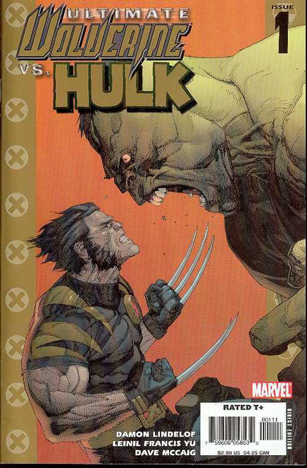 Ultimate Wolverine vs Hulk 1, 2 -- 1st pr -- Set Lot Lindelof Yu -- COMIC00000012