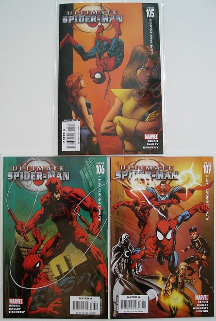 Ultimate Spider-Man 105, 106, 107, 108, 109, 110, 111 Bendis Bagley -- COMIC00000014-002 Ultimate Spider-Man 105, 106, 107, 108, 109, 110, 111 Bendis Bagley -- COMIC00000014-002