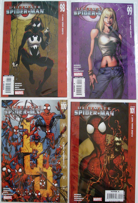 Ultimate Spider-Man 98, 99, 100, 101, 102, 103, 104 Bendis Bagley -- COMIC00000016-001 Ultimate Spider-Man 98, 99, 100, 101, 102, 103, 104 Bendis Bagley -- COMIC00000016-001