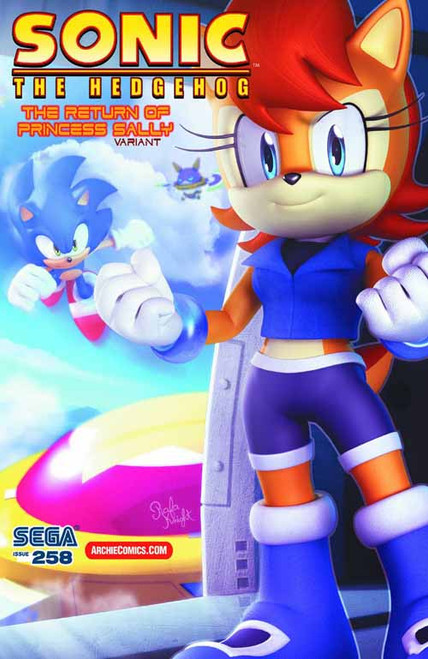 Sonic The Hedgehog #258 Return Princess Sally Variant Cover -- DEC130869