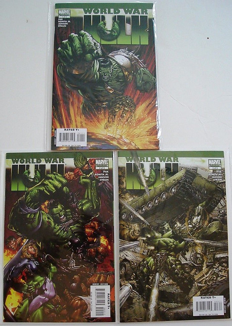 World War Hulk 1, 2, 3, 4, 5 Pak Romita Finch X-Men Fantastic Four -- COMIC00000051 World War Hulk 1, 2, 3, 4, 5 Pak Romita Finch X-Men Fantastic Four -- COMIC00000051
