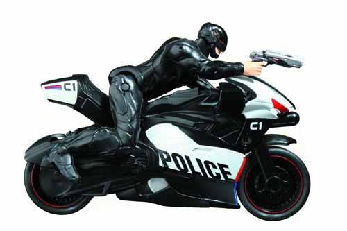 Robocop 2014 4-in Action Figure with pullback Cycle Case -- DEC131882