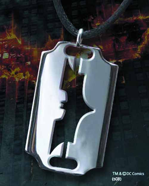 Batman Razor Sterling Silver Pendant - DC Comics DCU -- FEB121711