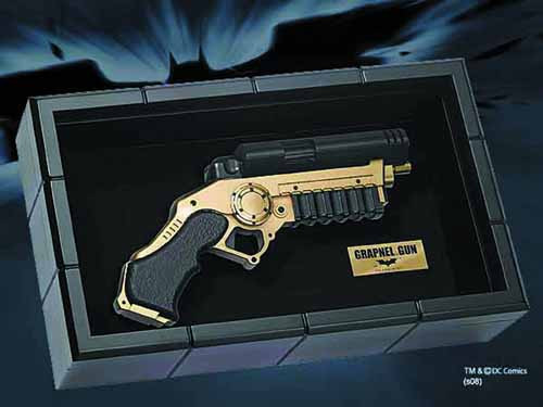 Batman Begins Grapnel Gun Prop Replica -- DC Comics -- FEB131649