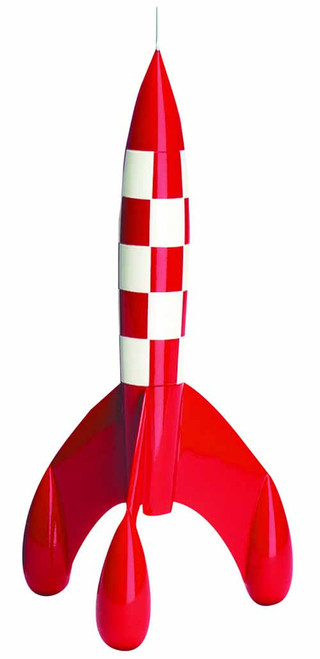 Tintin Rocket 42cm Resin Figurine -- FEB131777