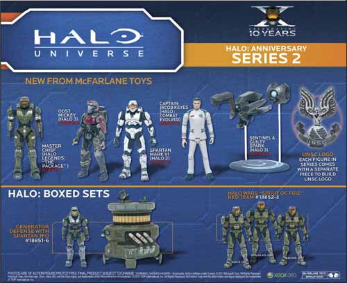 Halo 10th Anniversary Series 2 Action Figure Assortment -- JAN120612