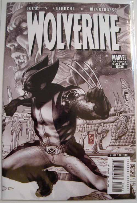 Wolverine 50 Bianchi Black and White Variant X-Men Loeb McGuinness -- COMIC00000163 Wolverine 50 Bianchi Black and White Variant X-Men Loeb McGuinness -- COMIC00000163