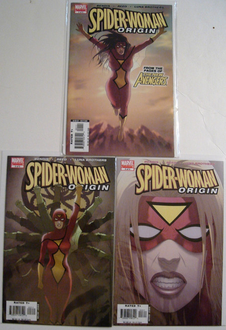 Spider-Woman Origin 1, 2, 3, 4, 5 Avengers Spider-Man Bendis Reed Luna -- COMIC00000166 Spider-Woman Origin 1, 2, 3, 4, 5 Avengers Spider-Man Bendis Reed Luna -- COMIC00000166