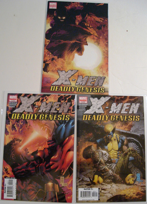 X-Men Deadly Genesis 1, 2, 3, 4, 5, 6 Brubaker Silvestri Quesada -- COMIC00000168