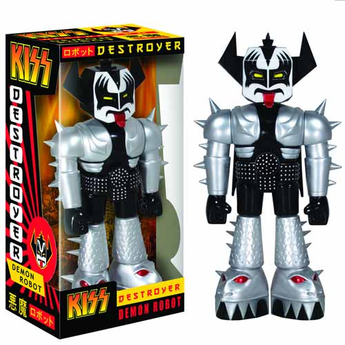Kiss Destroyer Demon Robot Vinyl Invader Action Figure -- JAN121980