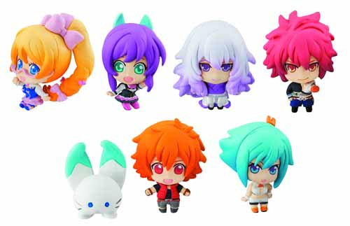 Aquarion Evol Chara Fortune Mini Figure 18 Piece Ds -- JUL121894